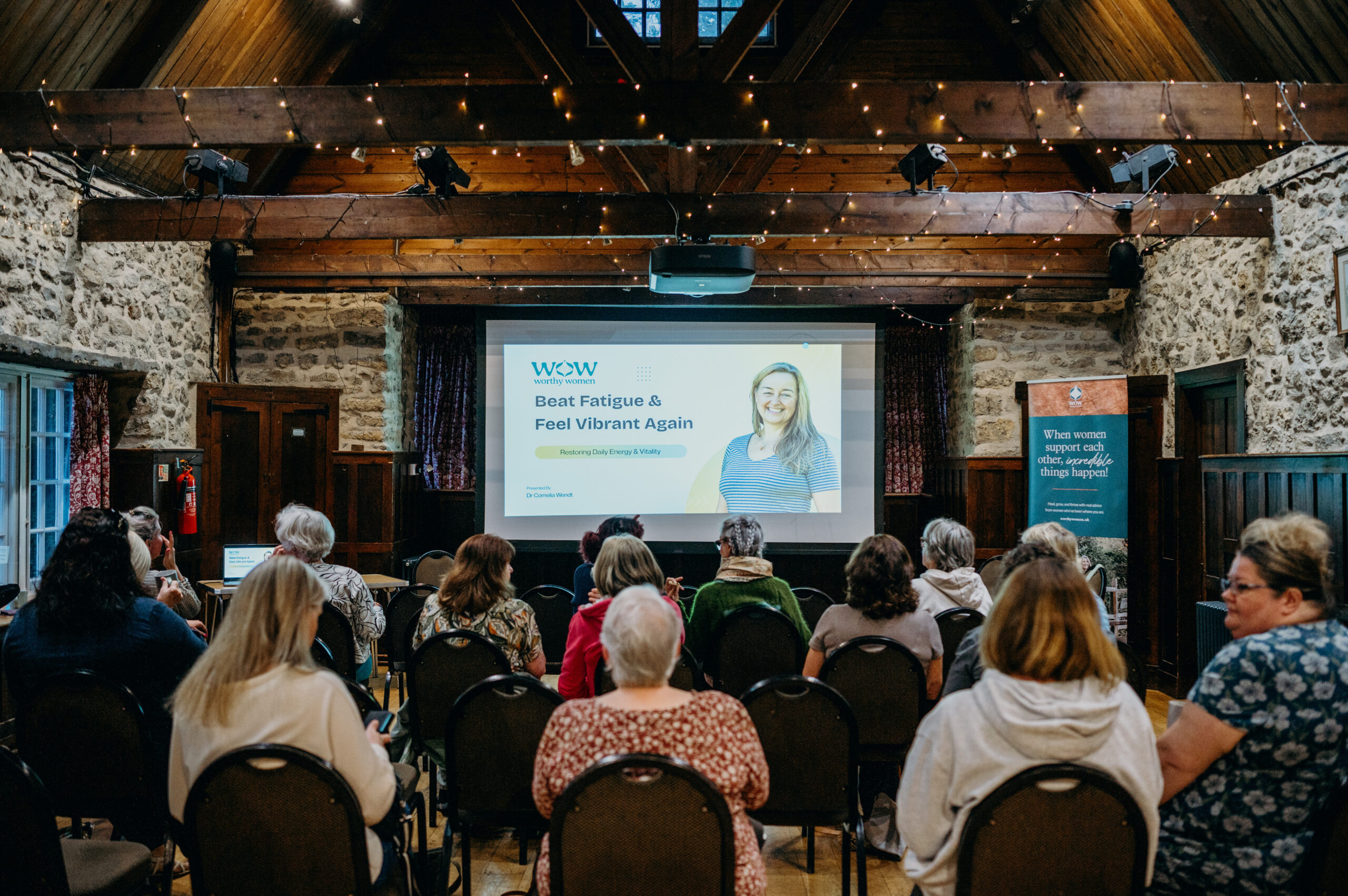 WOW Worthy Women community talk event Tealby Village Hall 